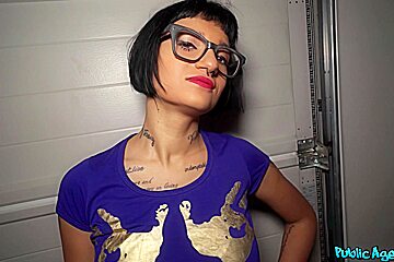 Arousing French Teen (18)+ In Glasses Pov Sex