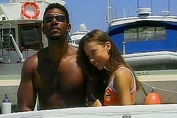A Sexy Brunette Babe From Germany Gets A Loaded Bbc On The Boat