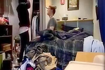 Busty Brunette College Girl Comes Over To Fuck On