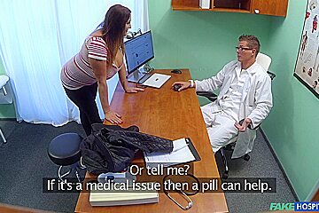 Babe Wants Cum On Her Big Tits   FakeHospital
