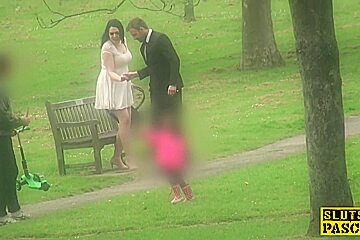 Stalking British Submissive Throated Deeply