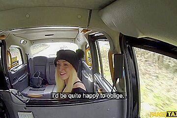 Amber Deen & John In Hot Blonde Loves To Give Rimjobs   FakeTaxi