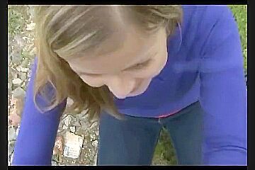 Blonde Babe Outdoor Sex For Cash