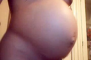 Preggo Blonde Wiht Big Areols