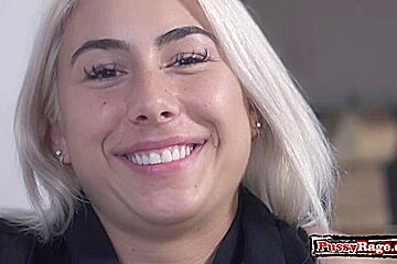 Hot Amateur Casting With Cumshot
