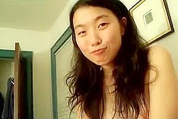 Hot Asian College Girl Making Out With Her Boyfriend