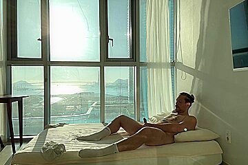 Vaping Teen (18)+ Masturbates In Nike Socks