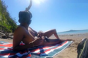 Jerking Off On A Nude Beach With