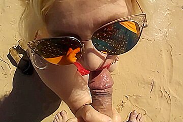 Blowjob On Beach