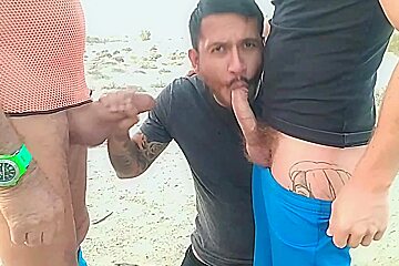 Sucking A Huge Cock At The Cruising Area
