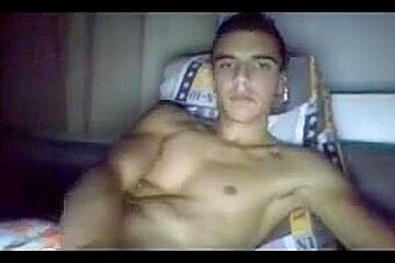 Spanish Cute Boy Fingering His Round Ass On Cam Big Cock Too