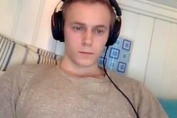 Norwegian Cute Boy Fingering His Very Big Ass