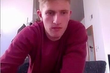 Switzerland Gorgeous Boy Fingering His Smooth Ass Huge Cock