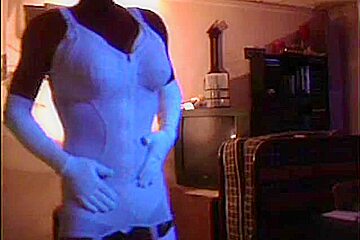 German CD In White Lingerie