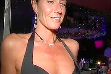 French Swinger Couple In Club