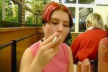 German Redhead Do The Slut In Toilets
