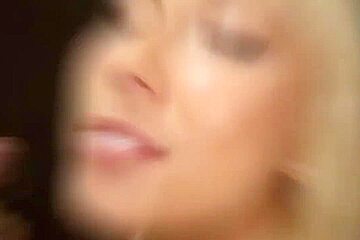 Blonde Pornstar Gloryhole Ejaculation Compilation