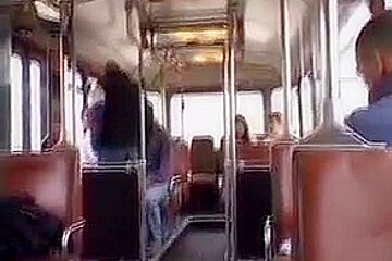 Black Girl Fucked On A Bus Couple Watch And Get Horny