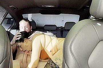 Horny Latina On Period Was Horny And Fucked Her Uber Driver And It Ended In A Creampie