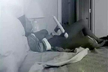 Footage Of A Tanned Mature Masturbating