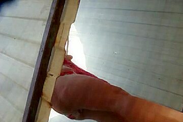 Fat Mature Woman Changing In The Cabin And Caught On Cam