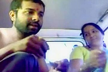 Mature Indian Lady Ejaculates In A Van