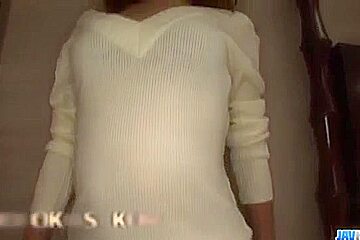 Amateur, Kanako Tsuchiyo, Kneels To Suck A Big Dong