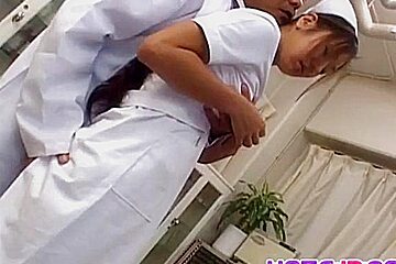 Erena Fujimori Nurse Enjoys Cock And Vibrator