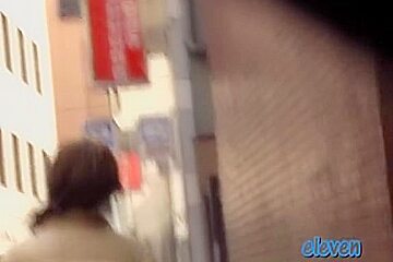 Alley Sharking Encounter With Na.ve Sweet Japanese Vixen Being Easily Fooled