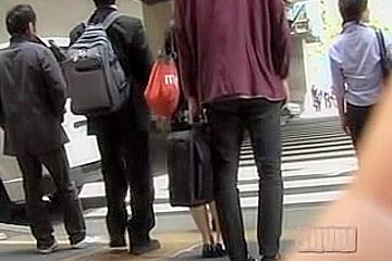 Long Legged Tempting Japanese Hoe Getting Pulled Into Wicked Sharking Action
