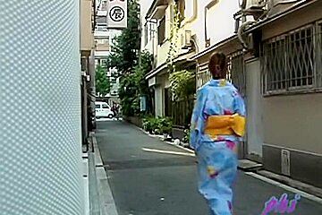 Perky Fanciful Geisha Flashes Her Breasts During Instant Sharking Adventure