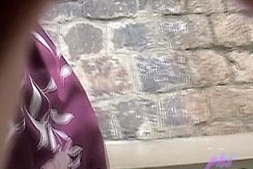 Hot Girl In Traditional Japanese Clothing Got Boob Sharked