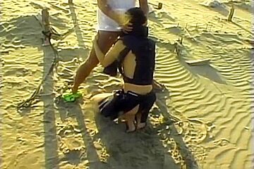 Mina Kozina Asian Doll Has Hardcore Sex On The Beach