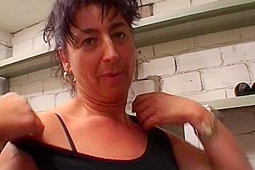Busty Mature Lady Fucked In The Storage Room
