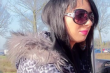 Ella In Outdoors Amateur Video With A Chick Sucking Dick