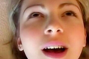 Captivating Legal Age Teenager (18)+ Big O Face