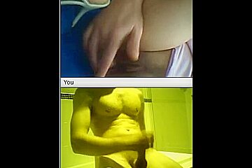Sexy Omegle Pair Leave Me Half Way There