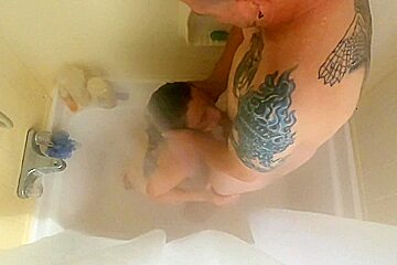 Catches Cheating Whore Drinking Neighbors Piss And Fucking In The Shower. Steamy Hot!