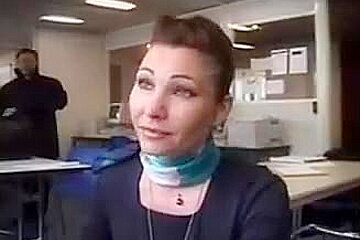 French Air Hostess Stripping Off For Real For Pilots (1)