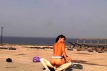 Naked Beach   Legal Age Teenager (18)+ Snatch With CIM Facial   Self Filmed