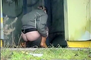 Girl Gets Take Off Panty And Piss Outdoor