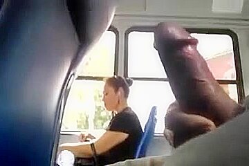 Rubbing My Prick In The Bus