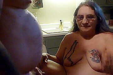 I Make My Husband Jack Off On My Face & Cum In My Mouth