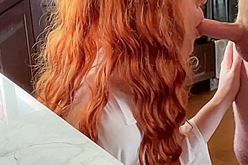 Fucked (4) Different Ways In Kitchen! Amazing Angles As Cum Splatters Camera