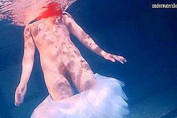 Bulava Lozhkova Took Off Her Clothes And Jumped Into The