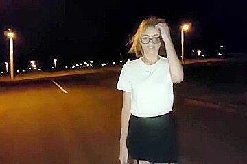 Outdoor College Girl Ass