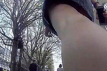 Upskirt Blonde Frontal