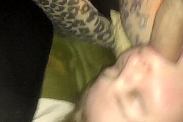 Sexy Wife Deepthroat Gagging On Me Spit In Her Mouth