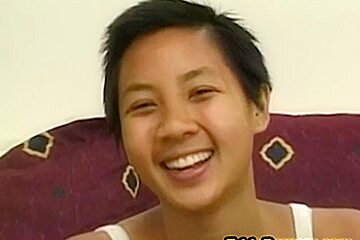 Smalltitted Asian Amateur Rides Oldman Cock
