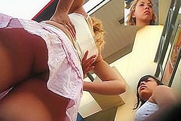 Cute Latino Cuties Upskirt Two